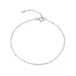 Sterling Silver Saturno Bead Chain Bracelet