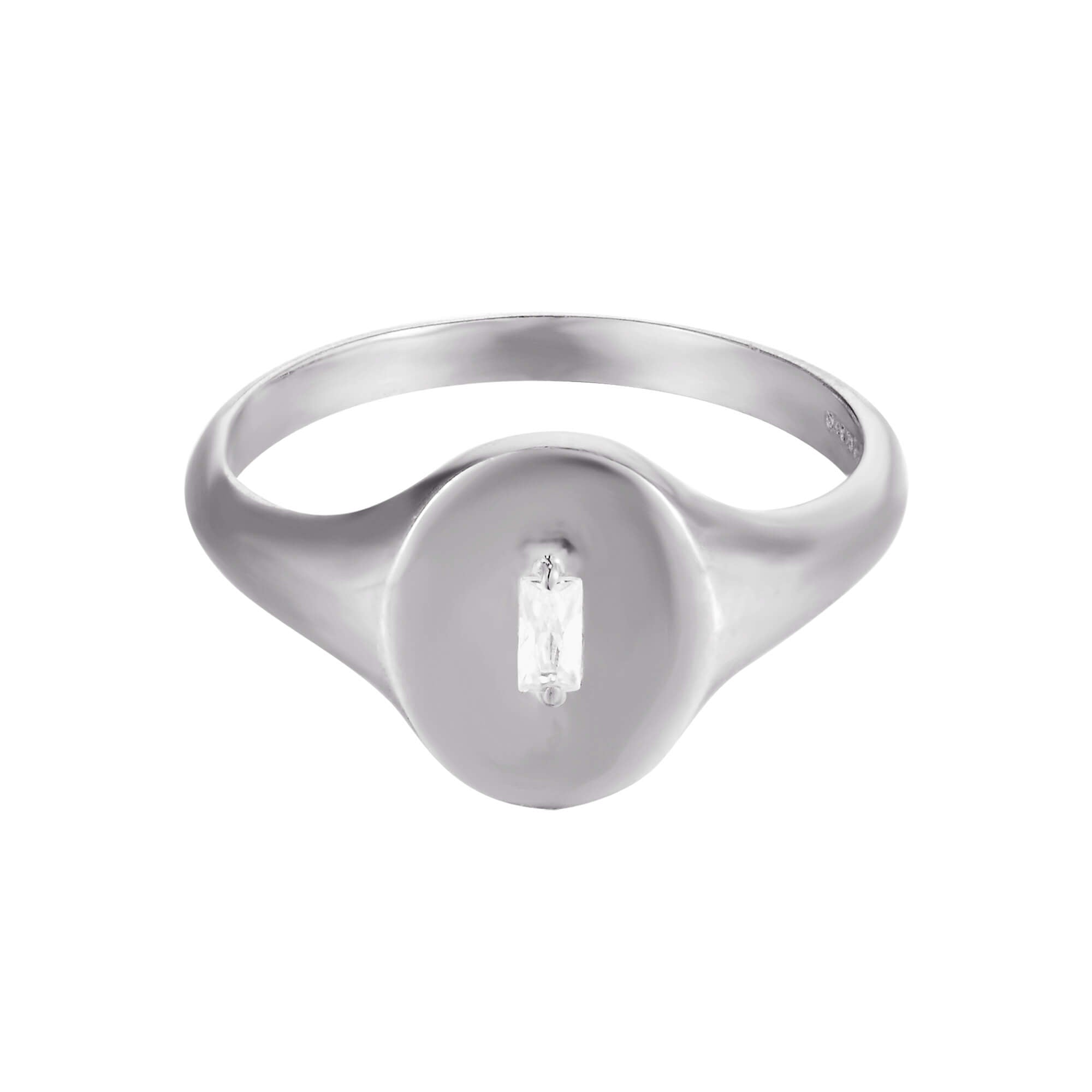 silver signet ring - seolgold
