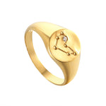 gold constellation ring - seol-gold
