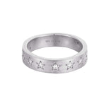 Sterling Silver Star Studded Constellation Ring