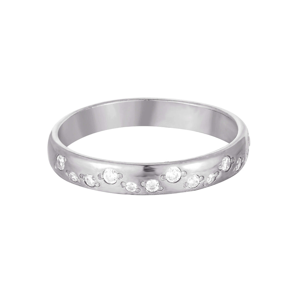 silver Eternity ring - seol-gold