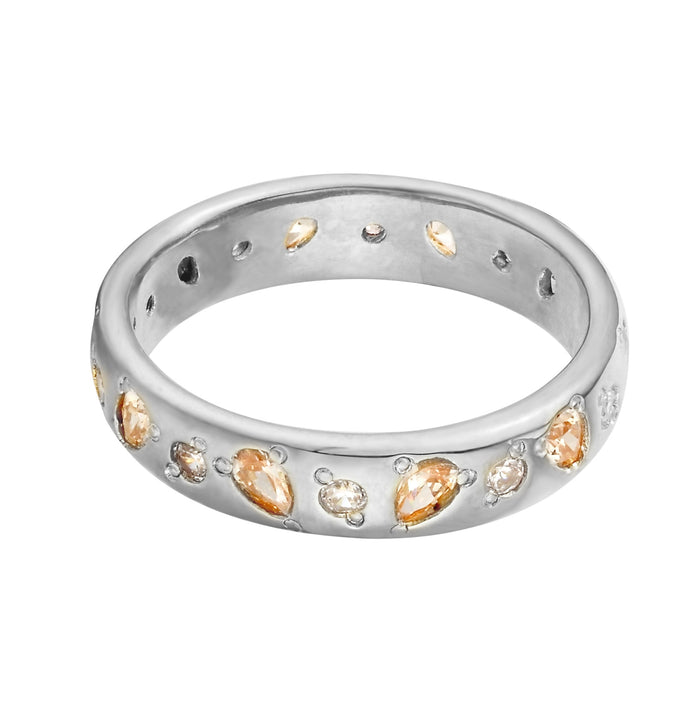 citrine ring - seol gold