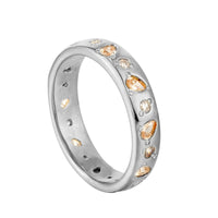 silver citrine ring - seol gold