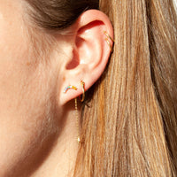 Rainbow Stud Earrings - seol-gold