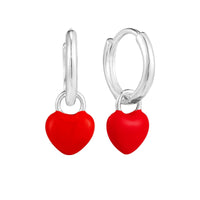 enamel earring - seol gold