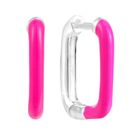 enamel earring - seol gold