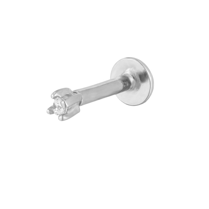Tiny cz Labret Stud - Seol Gold