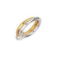 Seol Gold - Mixed Metal Interlocking Linked Ring