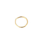 9ct Gold Wire Hoop - seol-gold