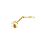 9ct gold nose stud - seolgold