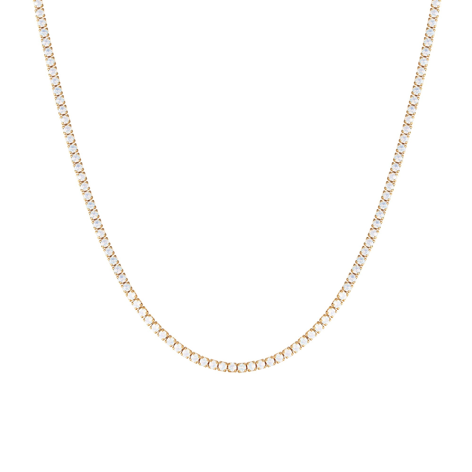 opal tennis chain - seol gold