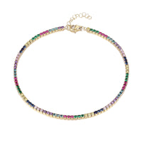 rainbow anklet -seol gold