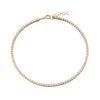 18ct Gold Plated CZ Tennis Anklet