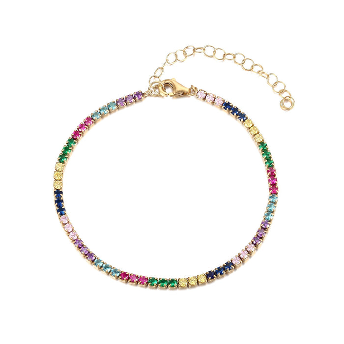 tennis bracelet -seol gold