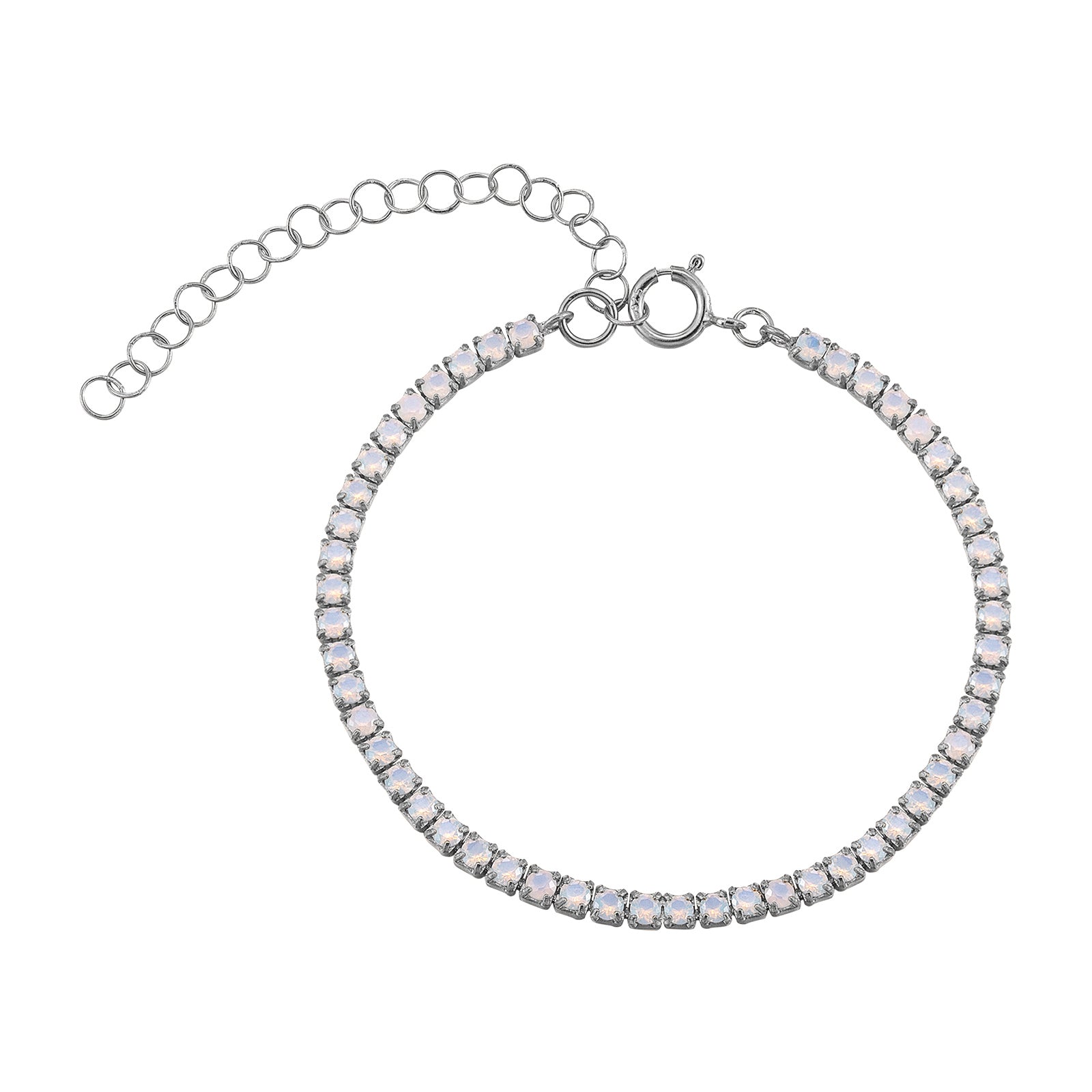silver opal bracelet - seolgold