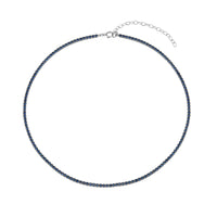 Seol Gold - Sapphire CZ Tennis Choker