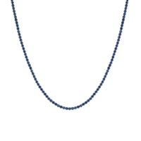 Seol Gold - Sapphire CZ Tennis Choker