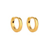 18ct Gold Plated Mini 6mm Hoops - seolgold