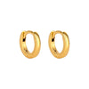 18ct Gold Plated Mini 6mm Hoops - seolgold