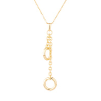 18ct Gold Vermeil Double Connector Clasp Chain - Seol Gold