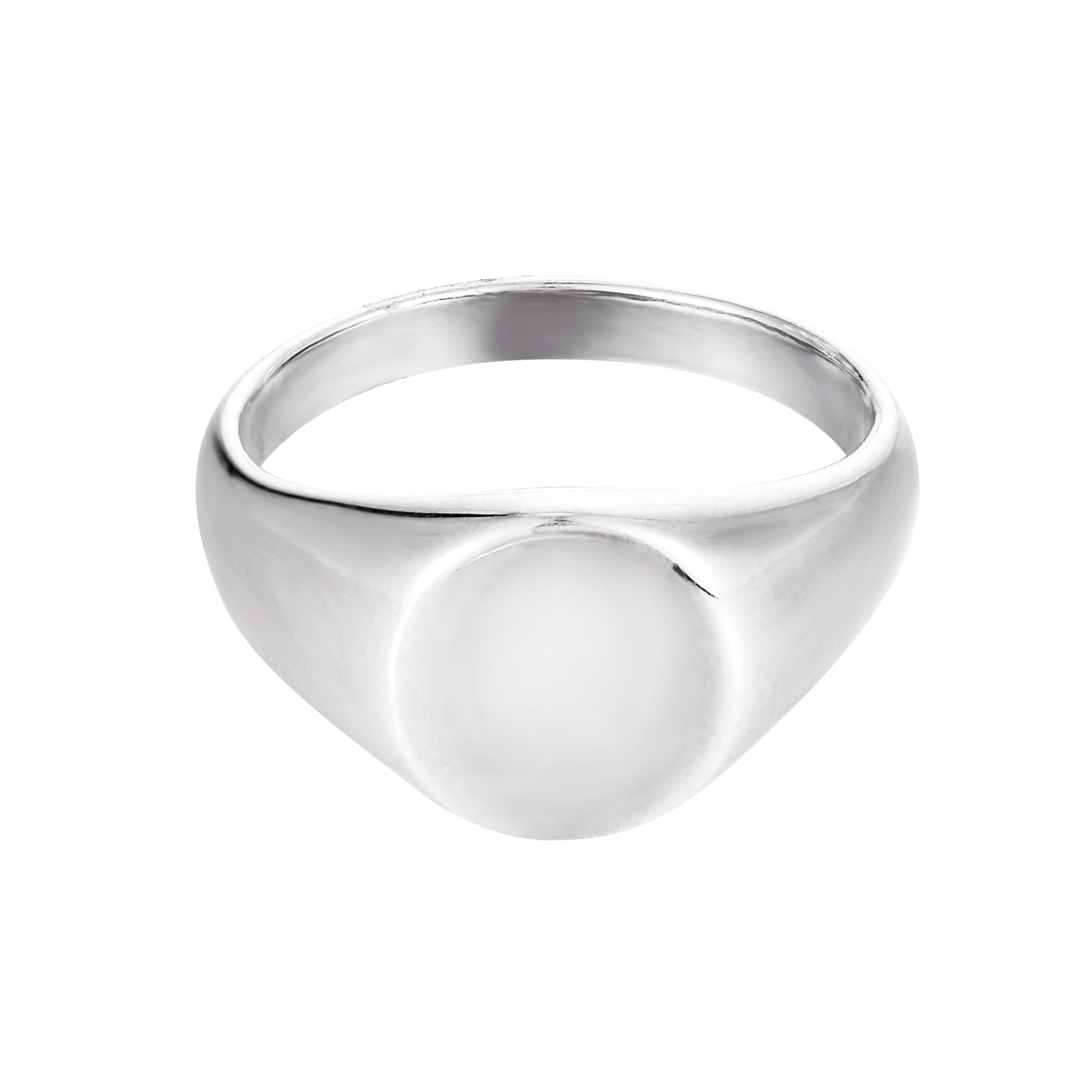 silver signet ring - seolgold