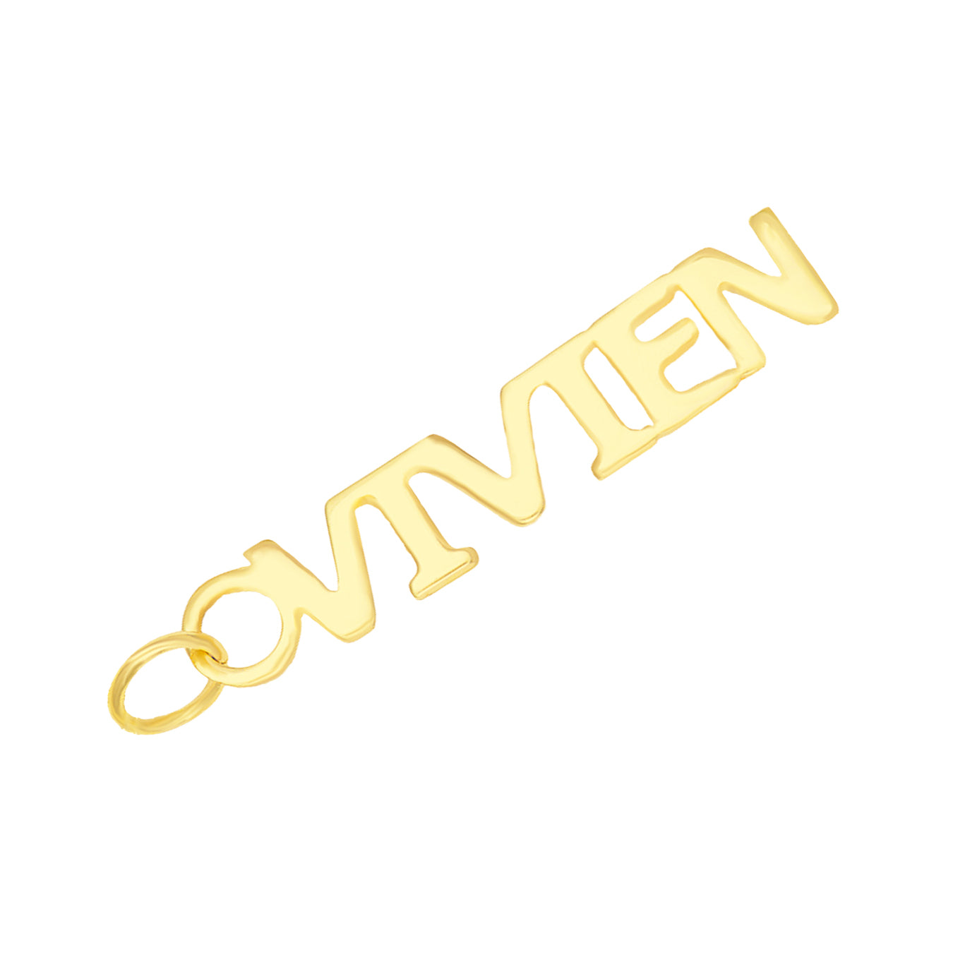 Seol Gold - Custom Name Plate Pendant