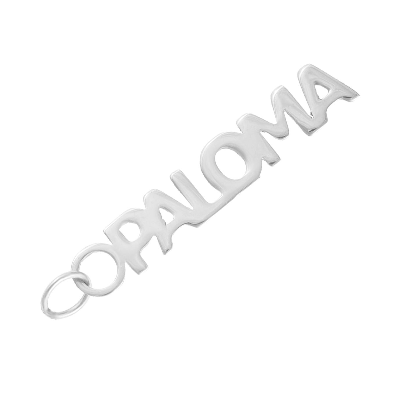 Seol Gold - Custom Sterling Silver Vertical Name Pendant 