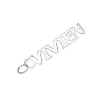 Sterling Silver Vertical Custom Name Pendant - Seol Gold