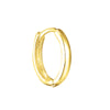 Gold Small Hoop - mens - seolgold