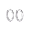 tiny silver hoops - seolgold