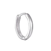 Silver Small Hoop - mens - seolgold