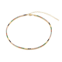 Rainbow necklace - seol-gold