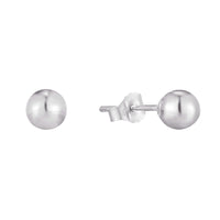 9ct white Gold Ball Studs - seol-gold