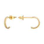 18ct Gold Vermeil Dot Stud Earrings