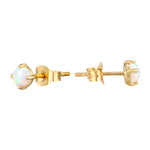 9ct Solid Gold Opal Studs