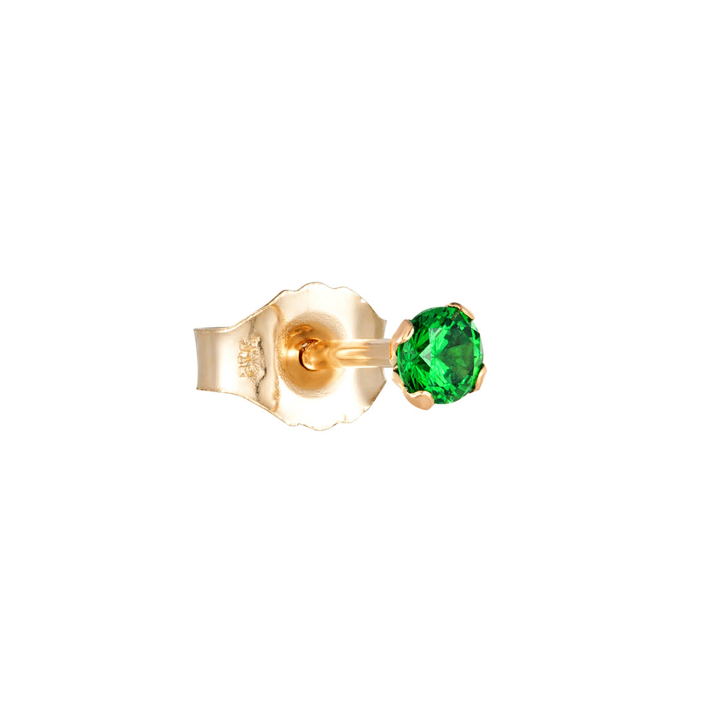 9ct Gold Emerald Studs - seolgold