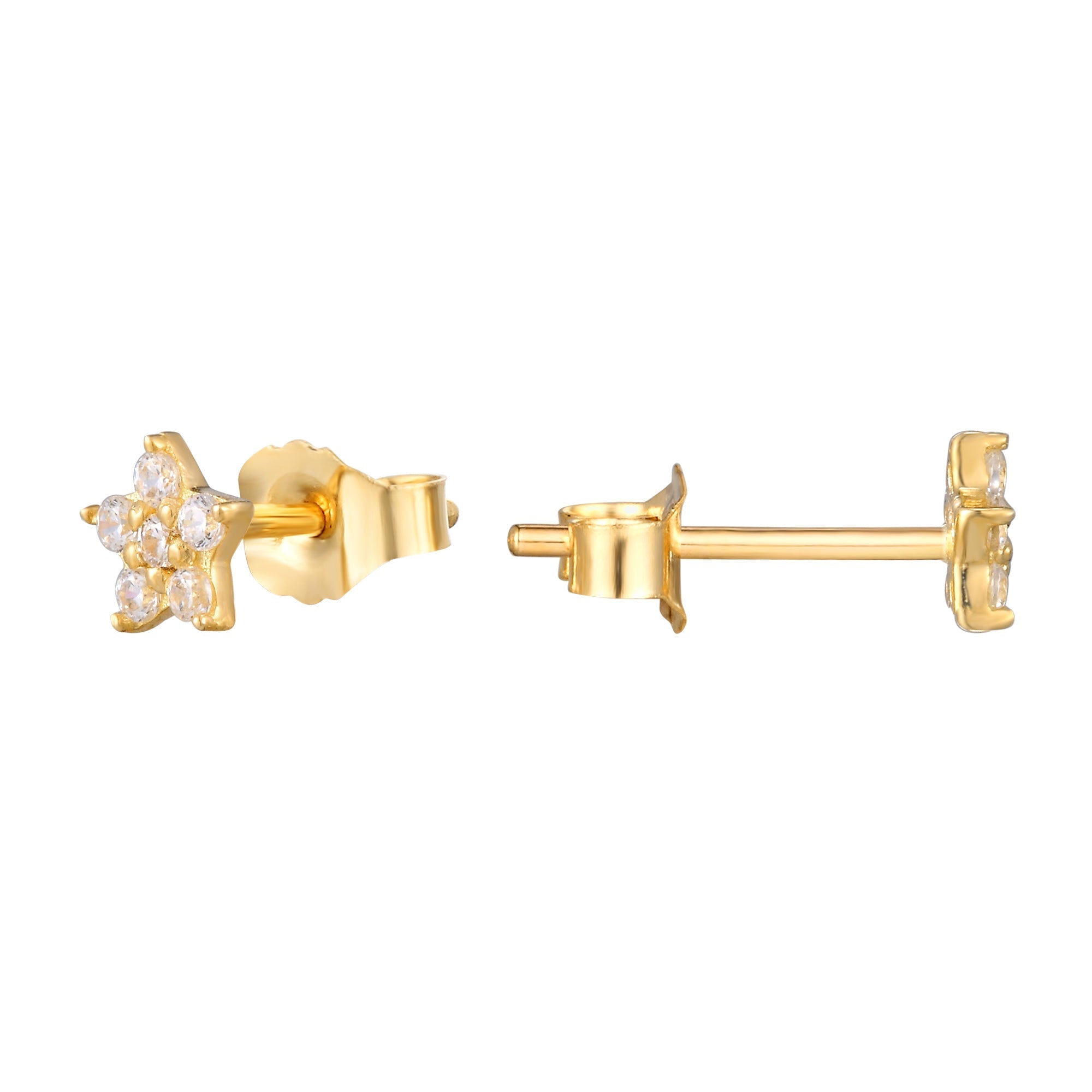 9ct stud - seol gold