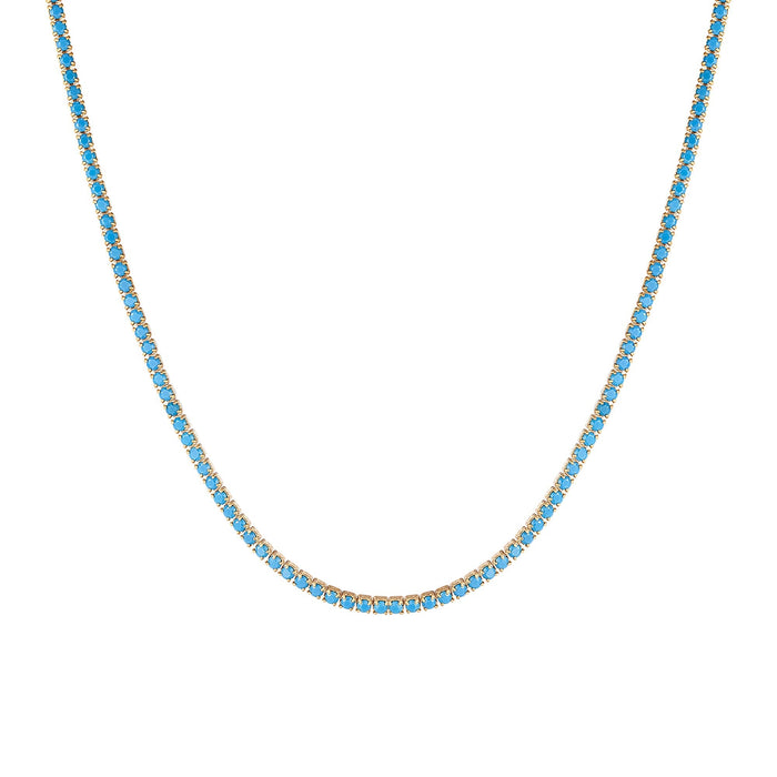 turquoise chain - seol gold