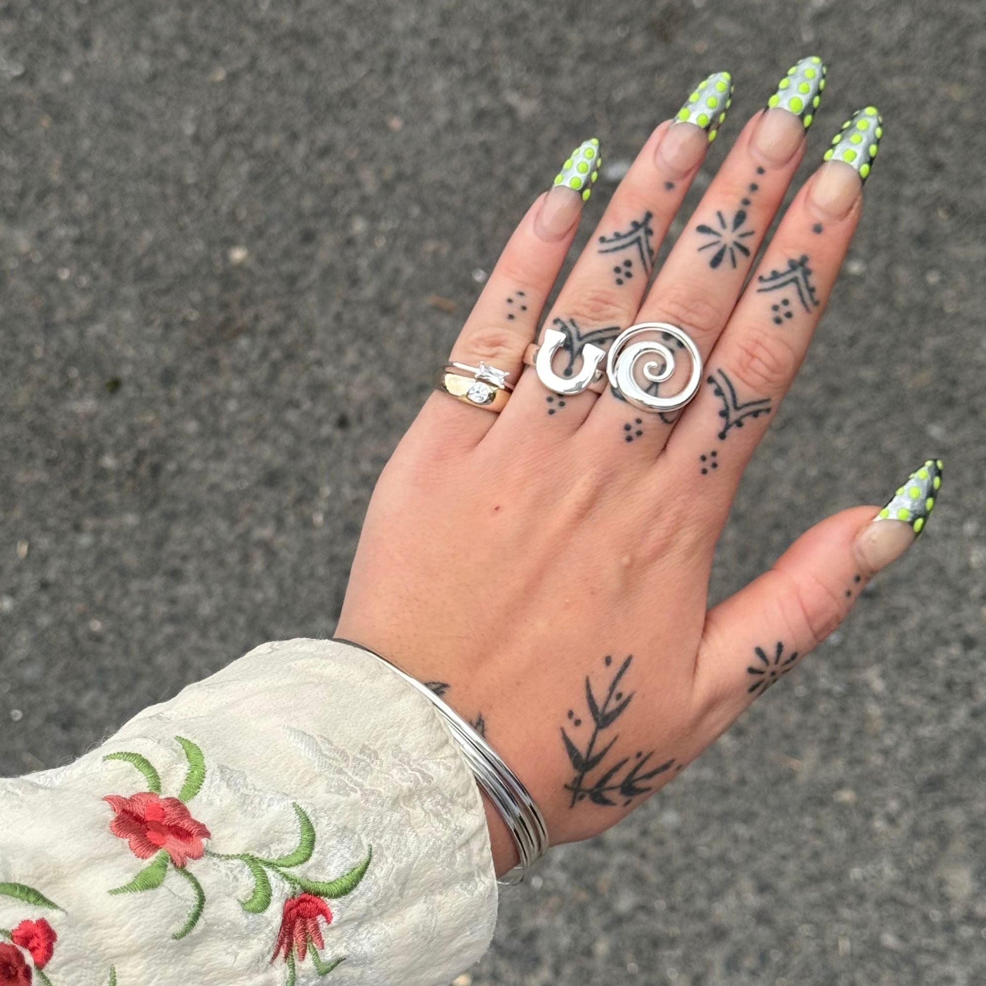 Sterling Silver Chunky Horseshoe Ring
