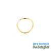 9ct Solid Gold Thin Hoops (Mens)