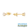 9ct gold stud earrings - seol-gold