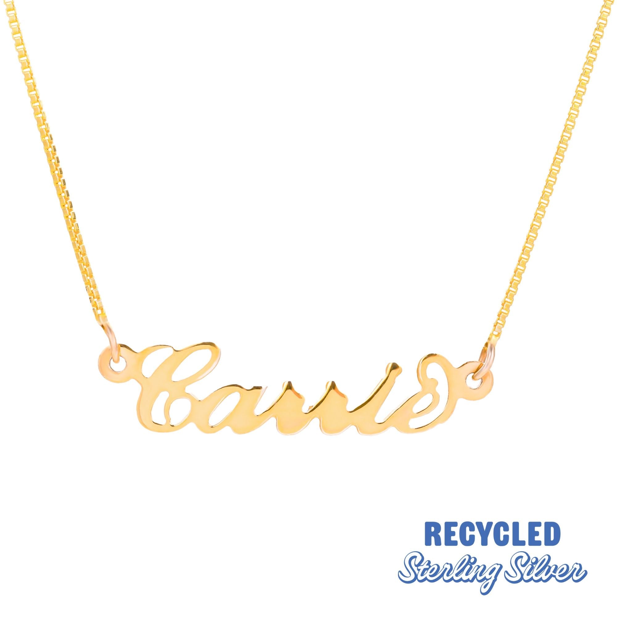 Seol Gold - Carrie Name Necklace