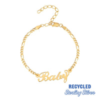 gold name bracelet- seol gold