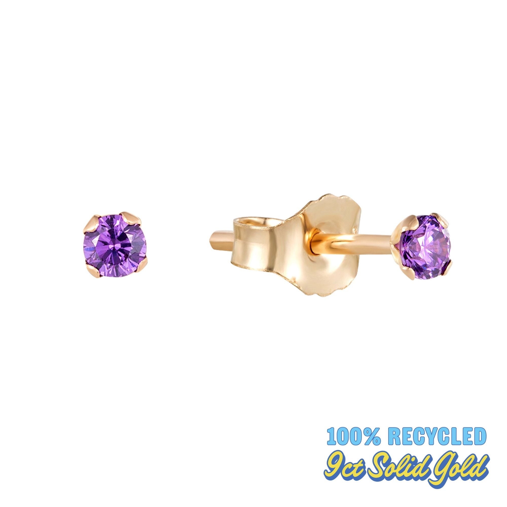 amethyst earring - seolgold