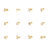 zodiac stud - seol gold