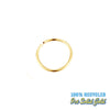9ct Solid Gold Thin Hoops (Mens)