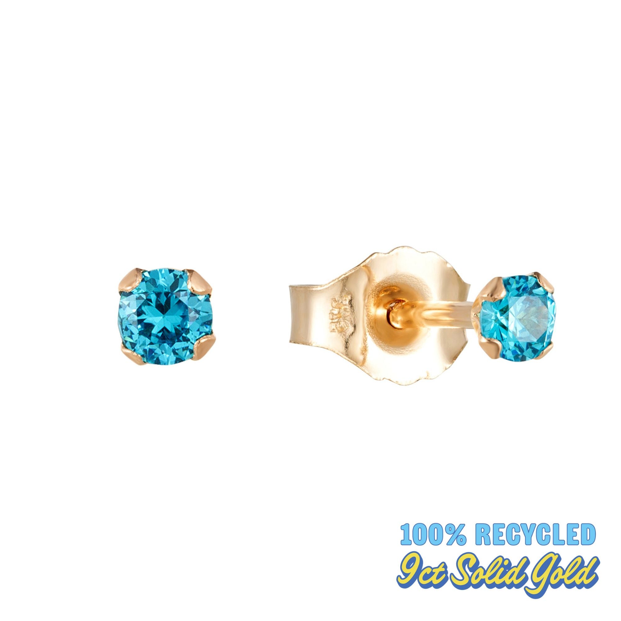 9ct Solid Gold Aquamarine - seolgold