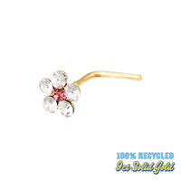 9ct gold nose stud - seolgold