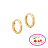 18ct Gold Plated Tiny Huggie Earrings
