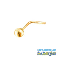 9ct gold nose stud - seolgold